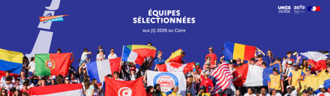 Les équipes sélectionnées aux JIJ Le Caire 2026 !